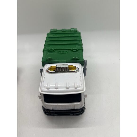 Adventure Force Green Recycle Garbage Trash Truck (6" Long) - Picture 3 of 8